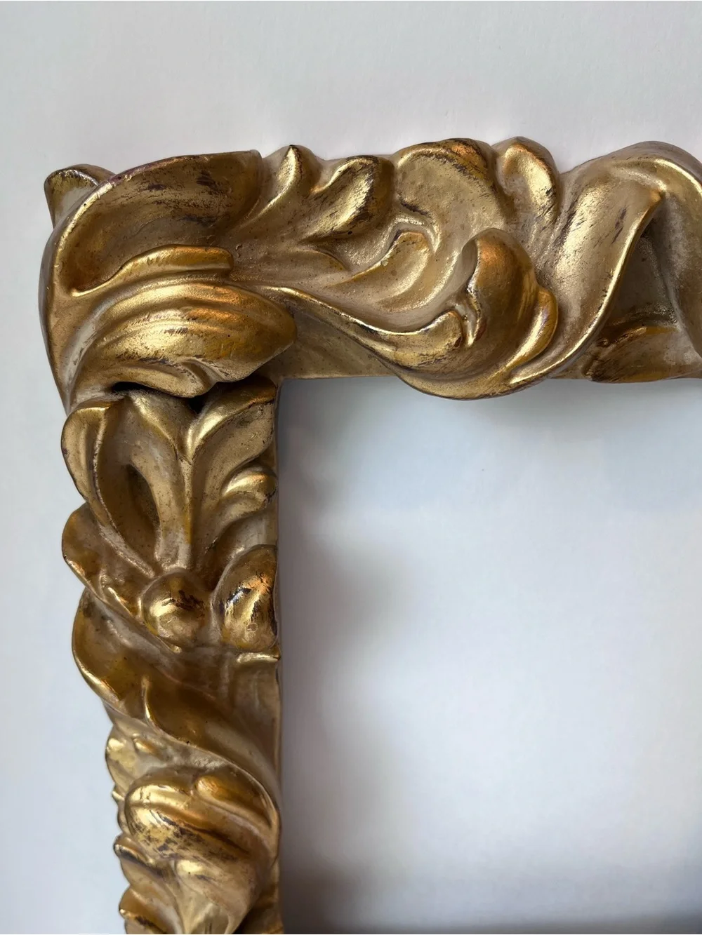 Vintage Gold Frame Florentine Chunky Ornate Made in Mexico 8x10 Picture